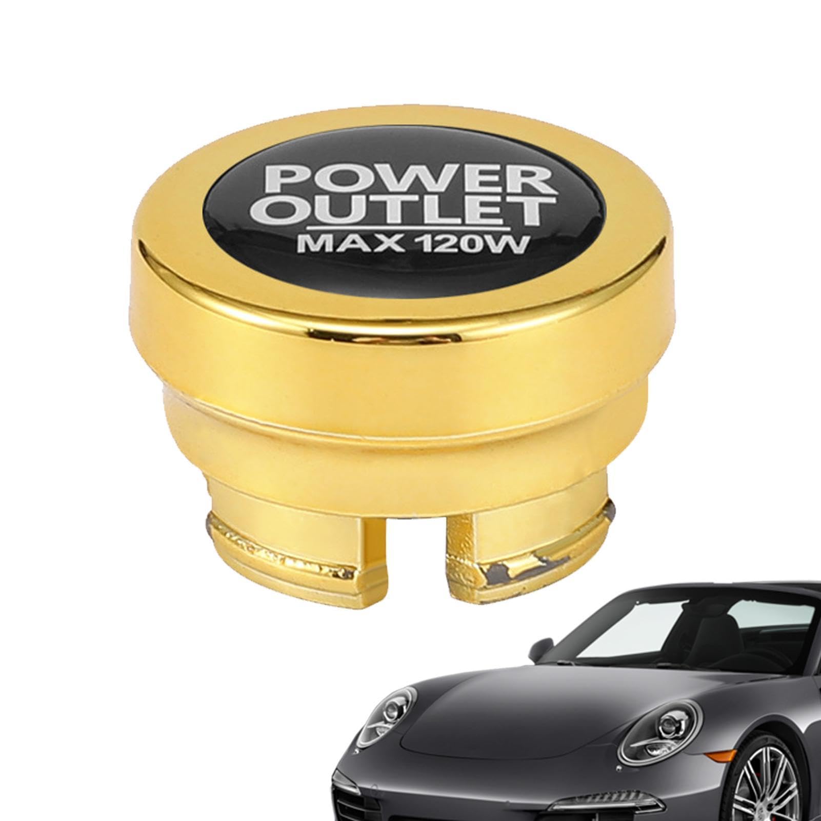 

Пылезащитная крышка для гнезда прикуривателя, универсальная для автомобиля, грузовика, внедорожника Please refer to the description золотой