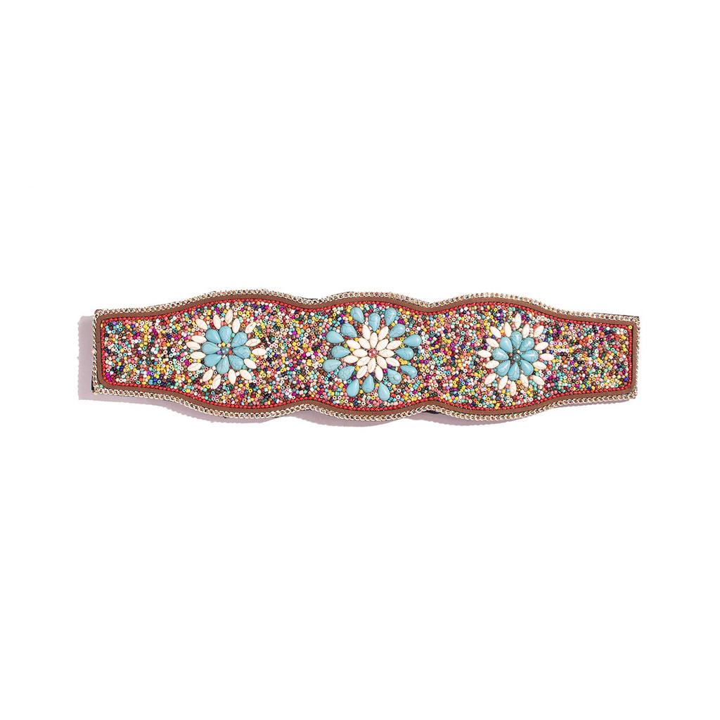 Beaded Waist Bohemian Sash With Handcrafted Shell Embellishments For Women Elegant Fashion