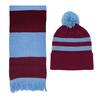 Fan Originals Unisex Adult West Ham Retro Hat And Scarf Set