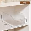 Zhishi Transparent Large Cabinet Storage Basket (Pack of 5)