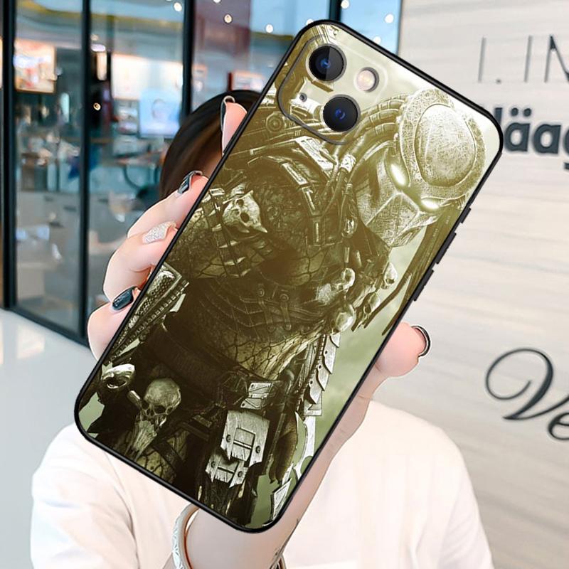 Predator Phone Case On For iPhone 13 12 11 14 15 16 Pro Max Plus XR X XS MAX Soft Back Cover