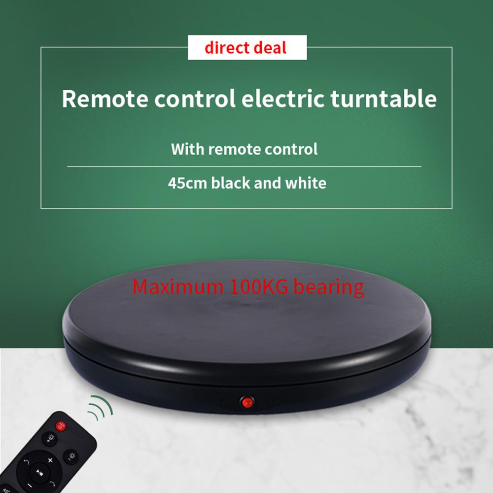 45CM/17.7in Motorized Rotating Display Stand Display Base 360 Degrees Rotatable Electric Potography