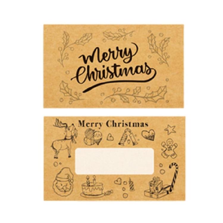 30Pcs Handmade Scratch Off Coupon Cards Christmas Prizes Card for Birthday Wedding Holiday Parties Festival Celebration