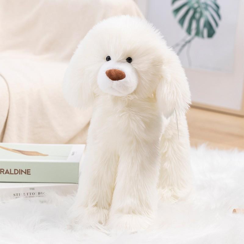 Teddy Dog Plush Toy With Long Fur For Kids And Adults Soft Pillow Gift