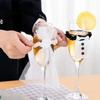 2Pcs Marriage Bride And Groom Wine Cups Wraps Champagne Glass Bottles Cover Wedding Table Decoration Bachelorette Party Supplies