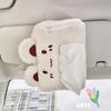 Universal Cartoon Car Tissue Box Plush Animals Seat Back Tissue Storage Case Car Interior Decoration Accessories Tissue paper