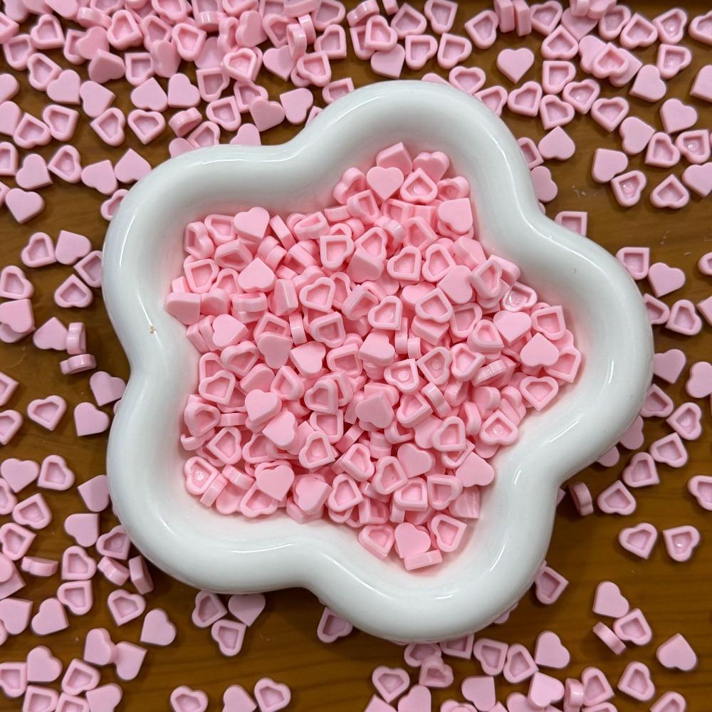 100g Crunchy Heart Brick Particles Slime Fillers Stuffing Building Blocks Kids Adult