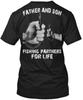 Fishing-father And Son Father Fishing Partners For T-Shirt Made In USA S To 5XL