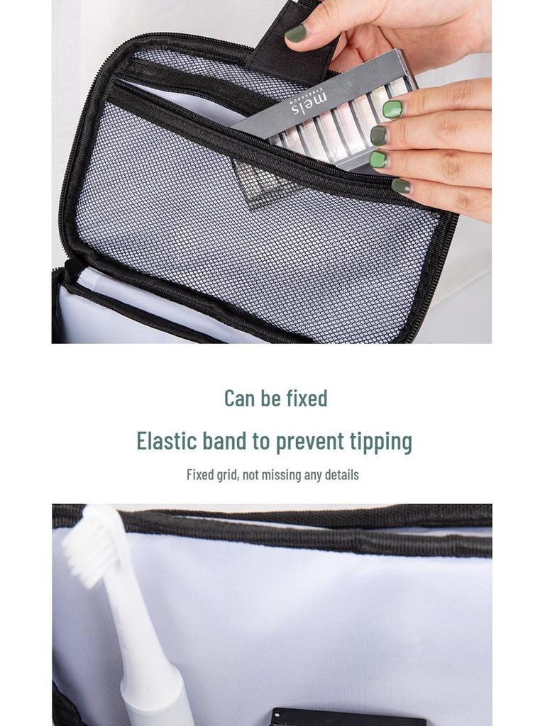 Unisex Portable Hanging Toiletry Bag – Large Capacity Travel Wash Storage Bag
