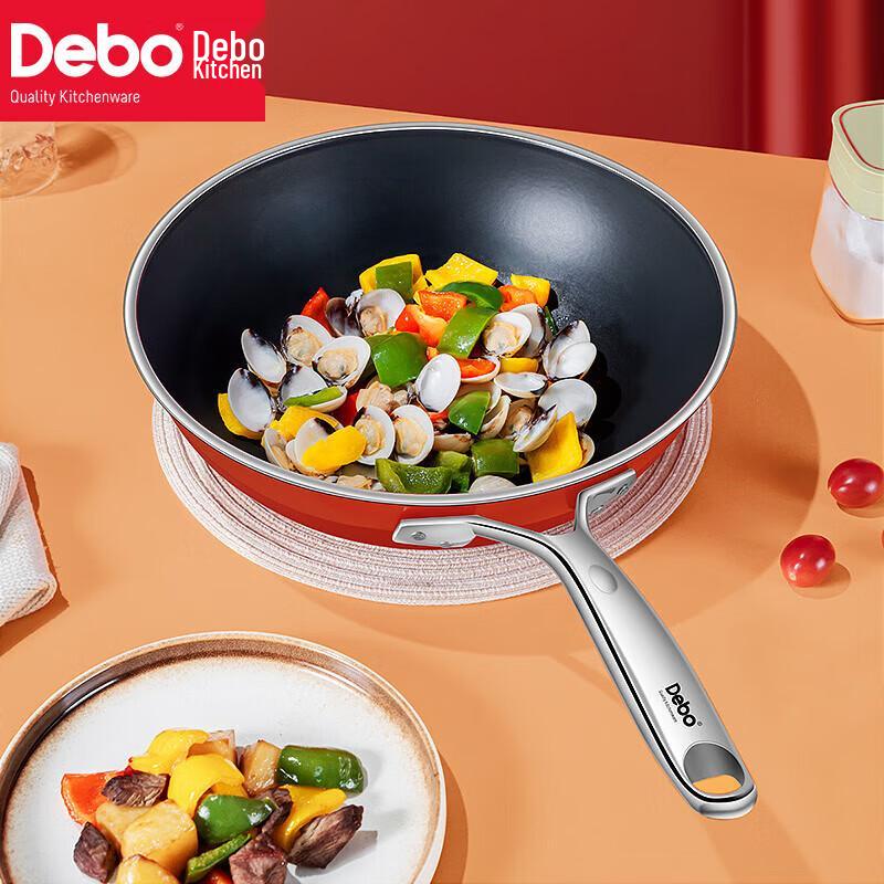 Debo Himalayan 32cm Carbon Steel Stir-Fry Wok