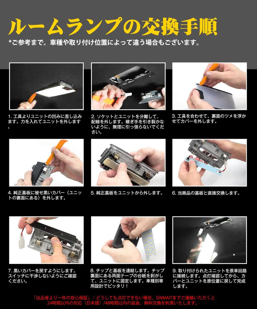 SINMAIT Voxy 90 Serie Noah 90 Serie LED Innenraumleuchte, ZWR9#W MZRA9#W LED Innenraum