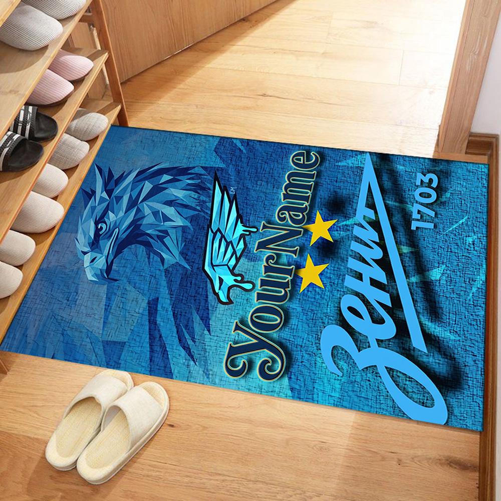 Fc Zenit Saint‑petersburg 50 Customized Name Carpet Perfect for Foyer Study room Outdoor Decorate room Anti-slip Rug Decorate Offices