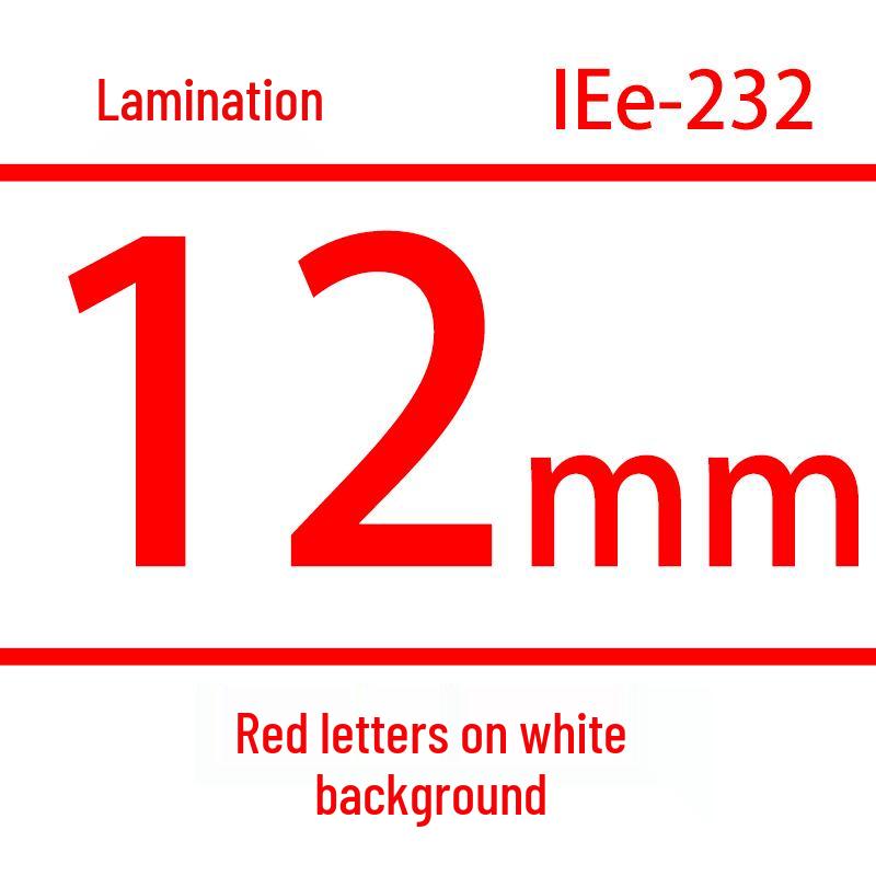 iBest DYMO DM1 Compatible 12mm Waterproof Scratch-Resistant Label Tape 45010 Series