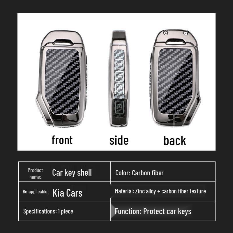 Kia Key Cover for 21 Models: Compatible with Sportage, K5, K3, Seltos, and KX3. Unisex 20-Buckle Design.