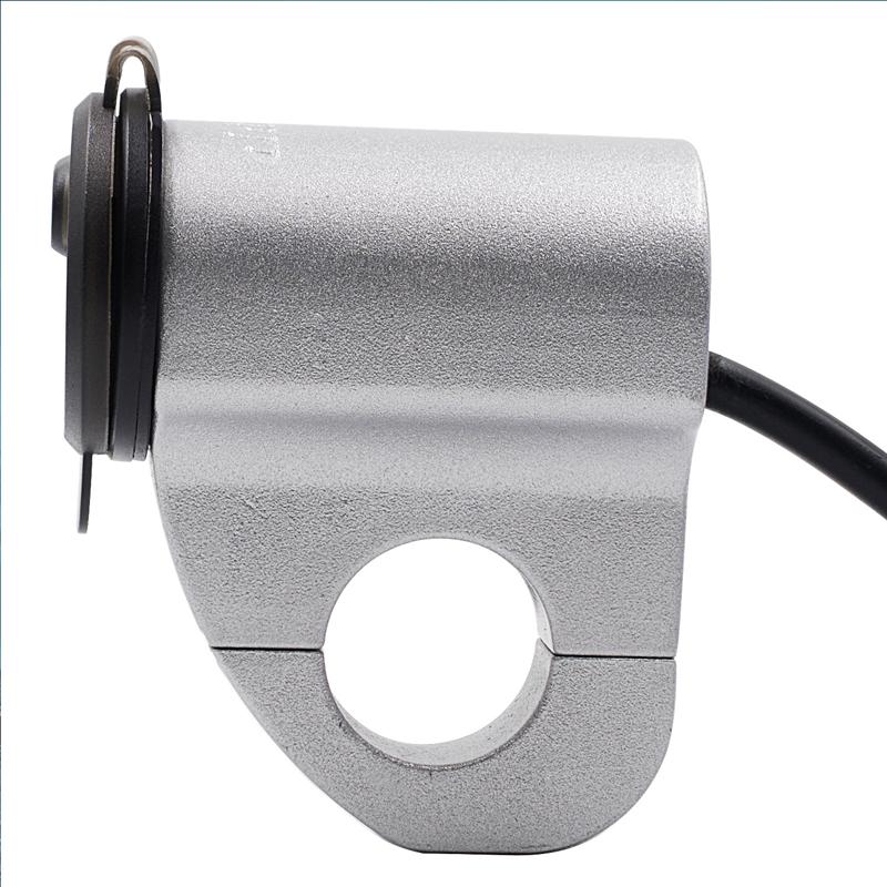 LMoDri Motorcycle Mobile Phone Charger Aluminum Alloy Waterproof Digital Display Voltmeter 2.4A Usb Fast Charge Power