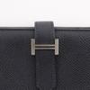 HERMES Beansufla Purse black Epsom unisex Used