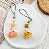 3D Cat Cake Phone Charm Resin Keychain Pendant