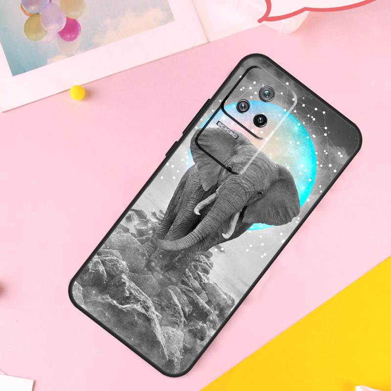 Baby Elephant Case For POCO F5 M6 X6 Pro X5 X3 M5s F3 Xiaomi 14 Ultra 13 12 Lite 11T 12T 13T Pro Cover
