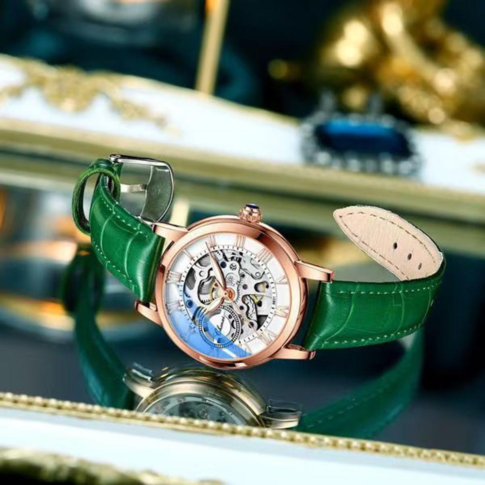 CHENXI Women Automatic Mechanical Watch Top Brand Luxury Stainless Steel Waterproof Wrist Watch