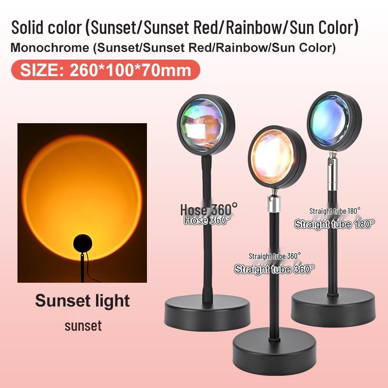 

Креативный светодиодный ночник с проекцией заката - Атмосферное и фотоосвещение Flexible Tube 360°