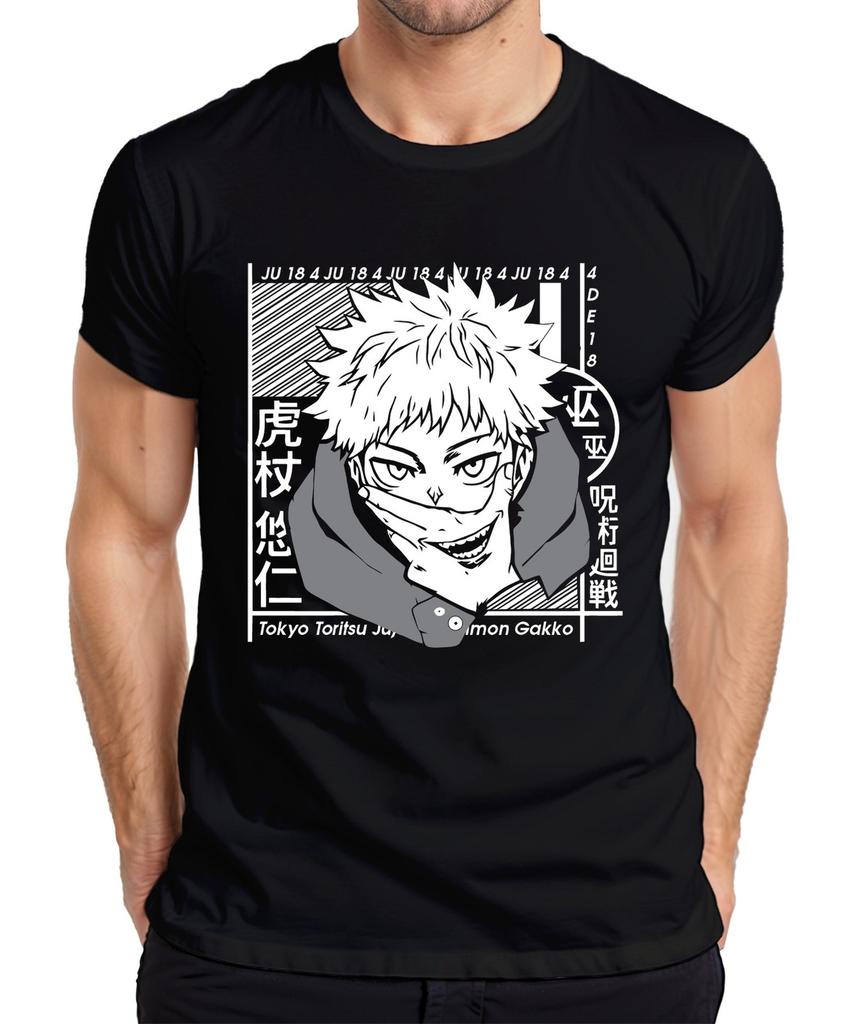 Jujutsu Kaisen Itadori Yuji Anime Unisexga Fan Gift Cosplay Unisexs Tshirt