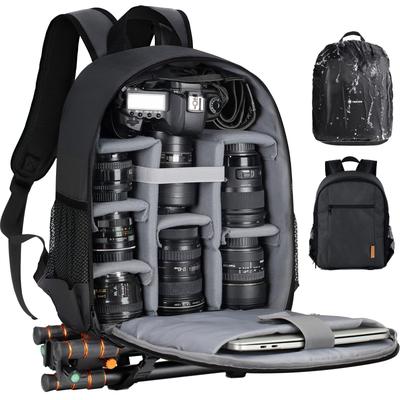 Camera Bag Backpack 12L Ultralight Hard Shell Construction Laptop Tripod Compartment Rain Cover Included Photography Backpack TBS [TARION] 13-inch &