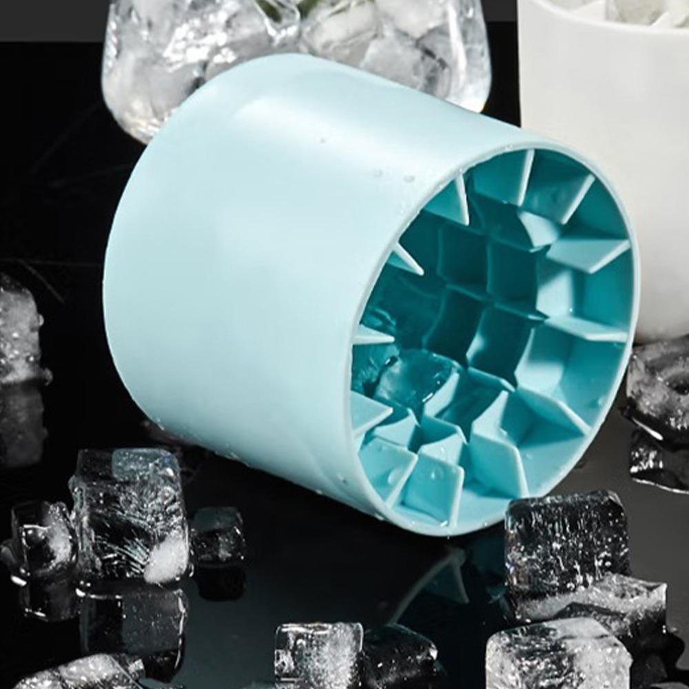 Silicone Ice Cube Trays With Lid Press-Type Design Easy-Release Ice Cup  Home