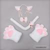 Plush Lolita Cat Paw Gloves for Cosplay & Kids' Performances