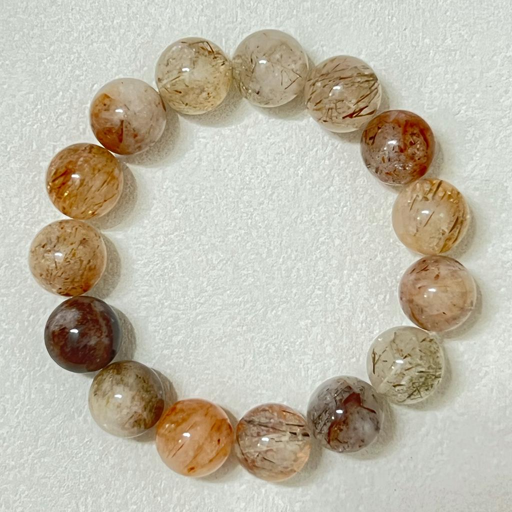 Women Natural Crystal Beaded Bracelets 8mm 10mm 12mm Round Yoga Bead Stretch Bangle Handmade DIY Jewelry Gift