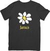 James Music Unisex Fit for Men Women Quality Cotton T-Shirt Black
