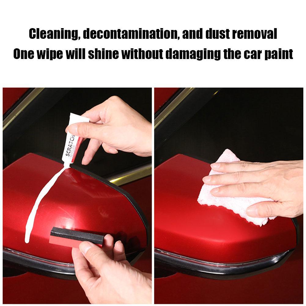 Car Scratch Remover Car Polishing Paste with Sponge, Car Body Paint Care Kit Paint Repair Spray Paint for Car and Motorcycles