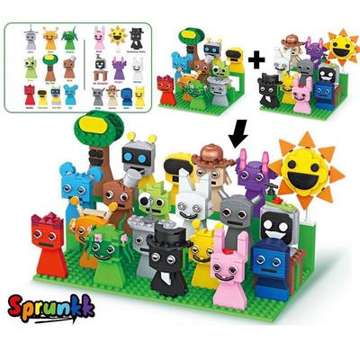 MOC Incredibox Sprunki Figuren Bausteine Set Horror Spiel Incredibox Figur Ziegel Spielzeug für Kinder Weihnachten Ostern Geschenk Musik Box