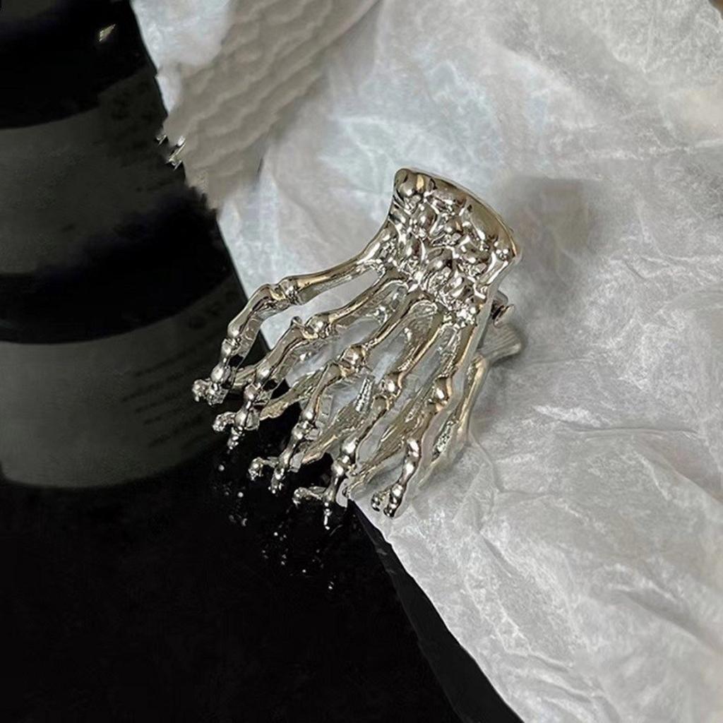 Skeleton Hair Clip Small Hair Claw Clip Fashion Cool Adornment Catch Princess Barrettes Hair Styling Tool Ornaments