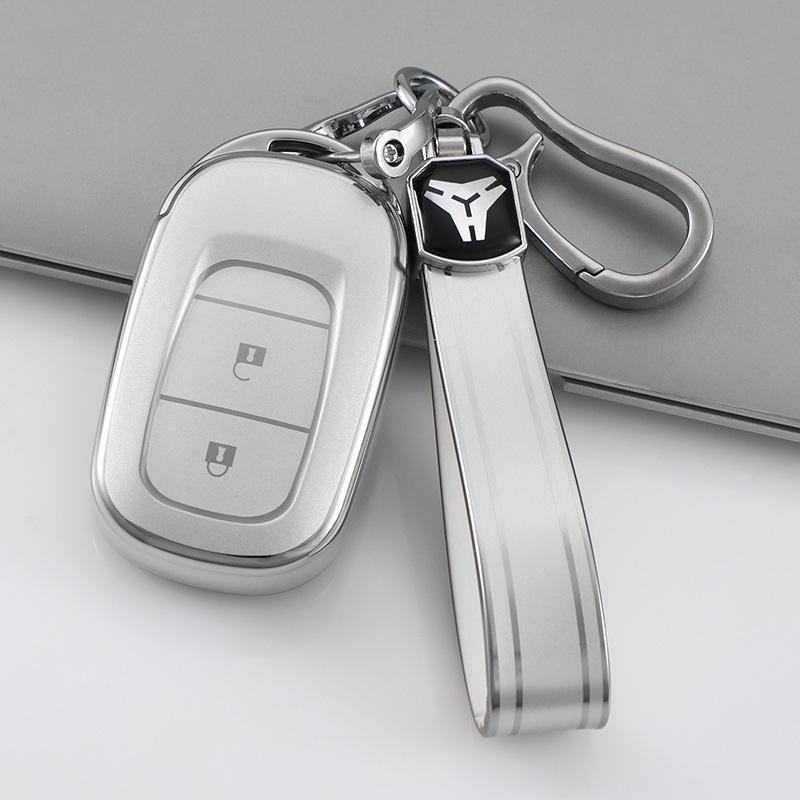 Honda Civic 11th Gen Key Cover, Sand Silver Full Protective Case
