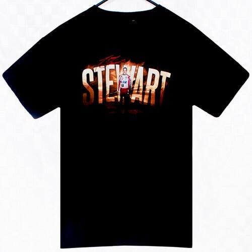 Tony Stewart NASCAR Men's Double Sided T-Shirt Size M Stewart-Haas Black