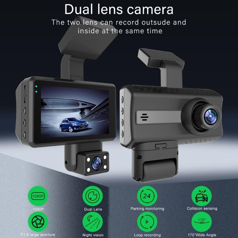 G Sensing DVR Waterproof Universal Driving Recorder Camcorder Motion Detection