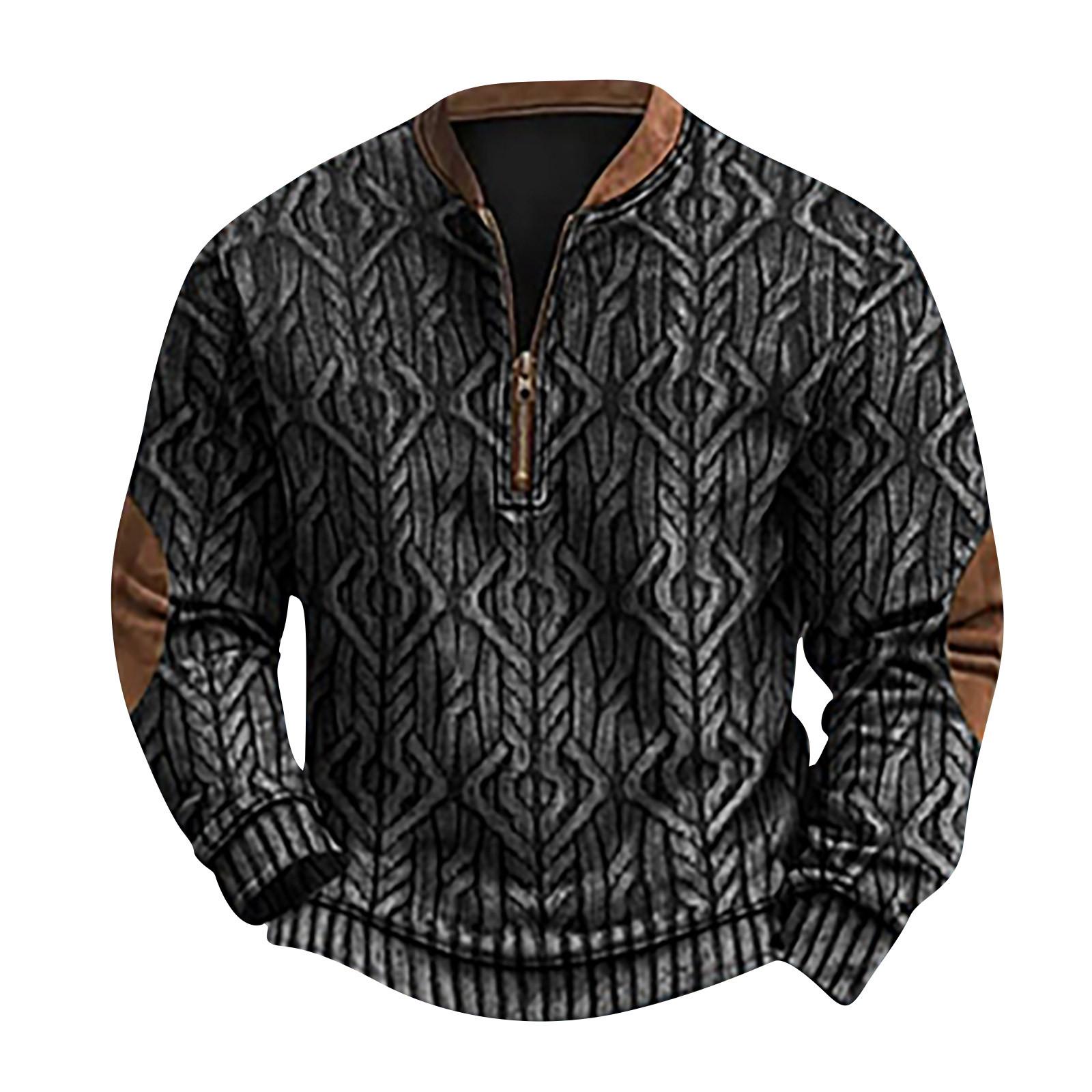 

Мужская повседневная толстовка в стиле ретро с градиентным принтом XXXXL чёрный