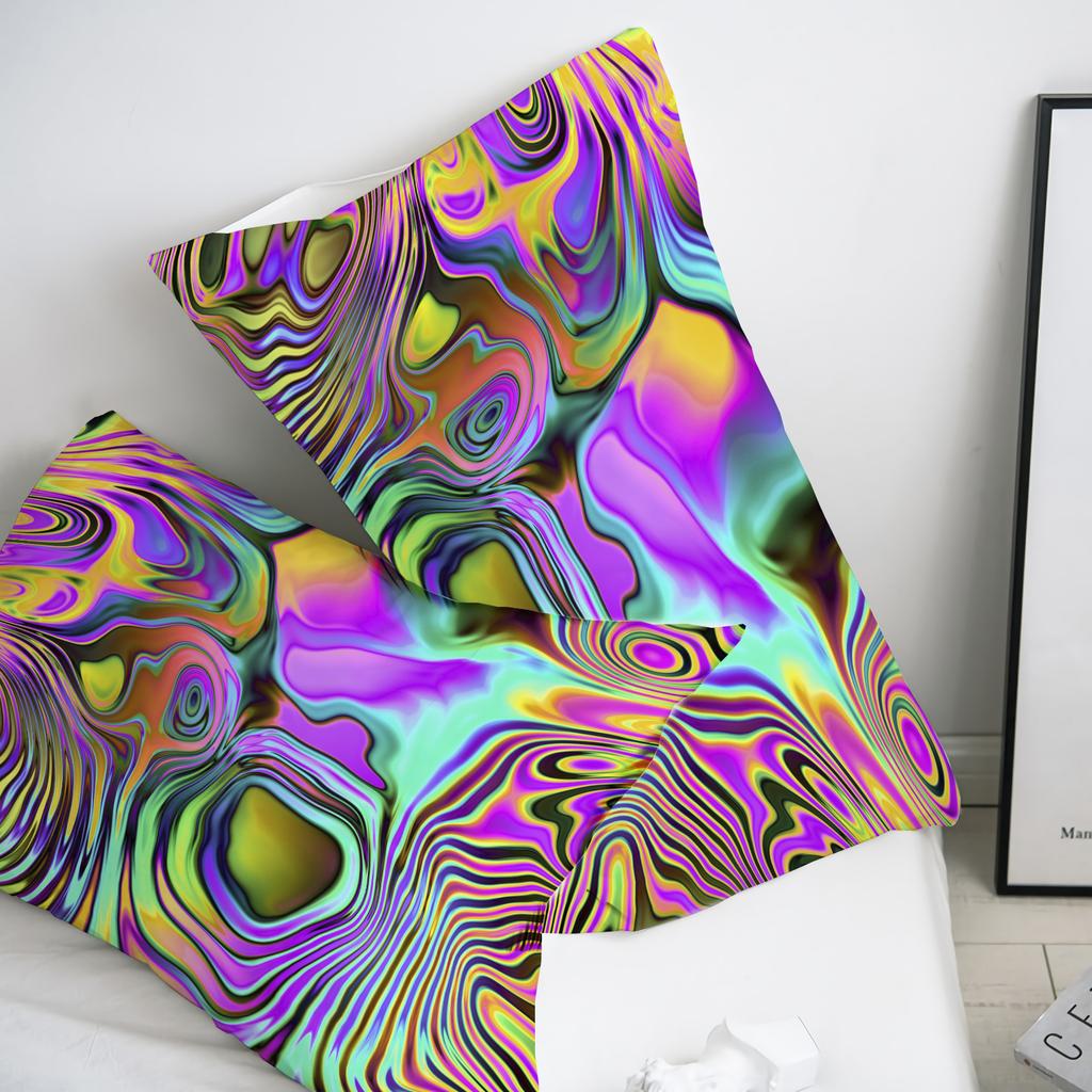 Geometric luxury honeycomb stone pattern 3D printed bedding set queen size 2/3pcs microfiber duvet cover cool style
