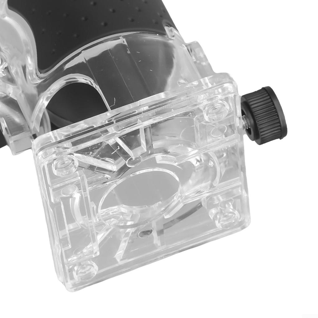 Transparent/Black Router Base Trimmer Router Base Woodworking