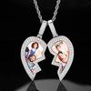 European & American Cross-Border Heart Photo Frame Pendant Necklace