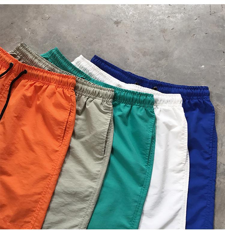 2025 Men's Summer Candy Color Casual Quick-Dry Beach Shorts