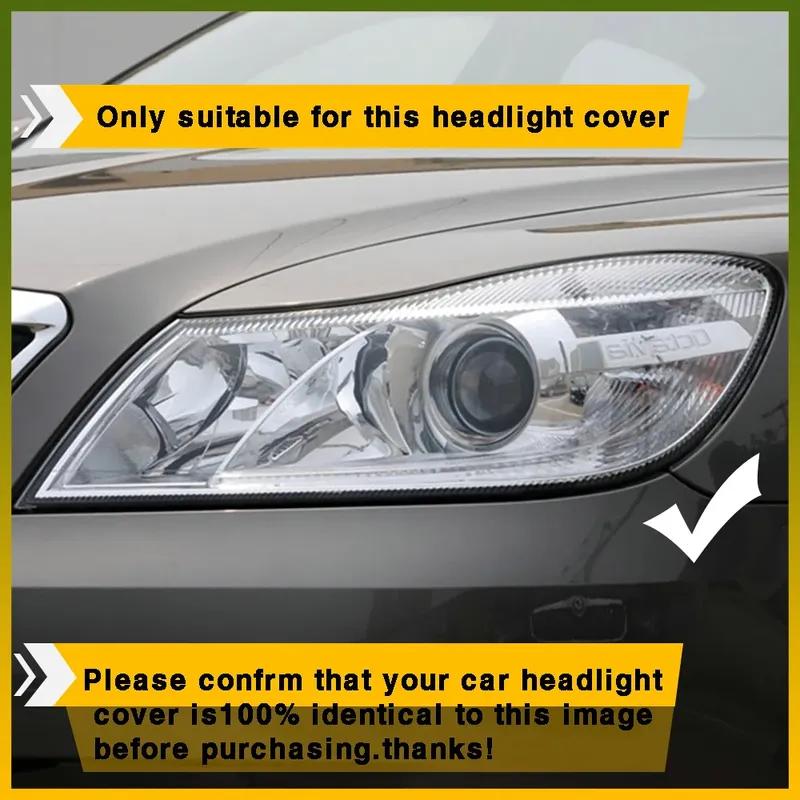 For Skoda Octavia 2010 2011 2012 2013 2014 Auto Car Front Headlight Glass Headlamp Transparent Lampshade Lamp Shell Lens Cover