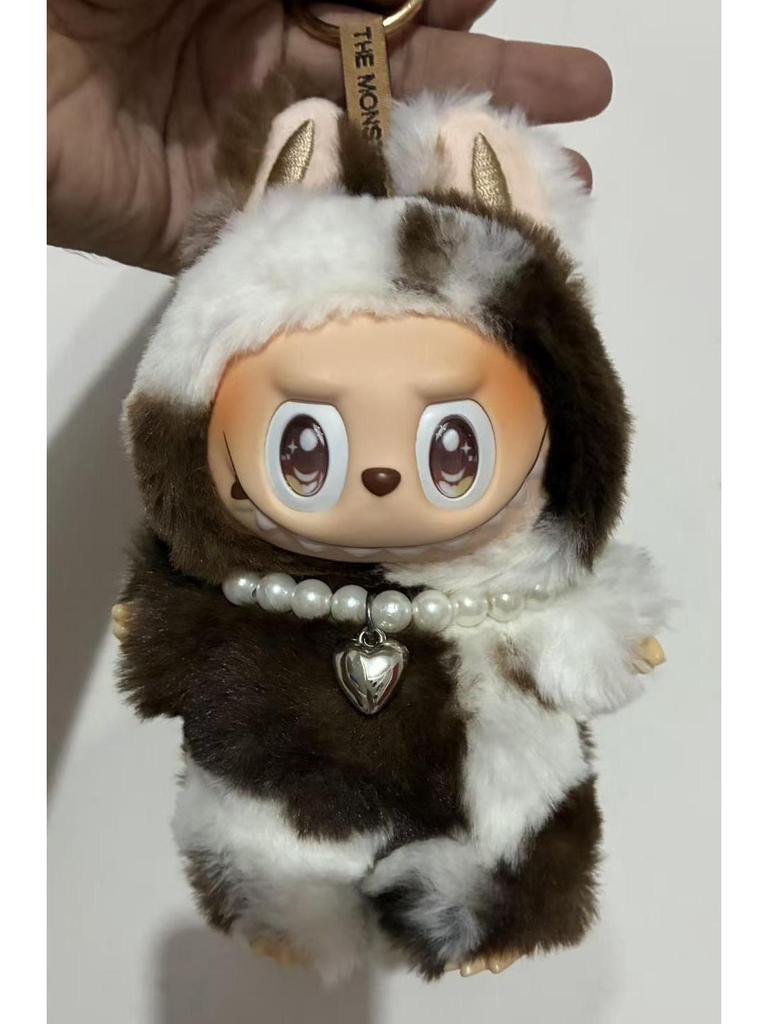 Labubu ZIMOMO Custom Doll: Little Chief Pink Butterfly Angel Gift