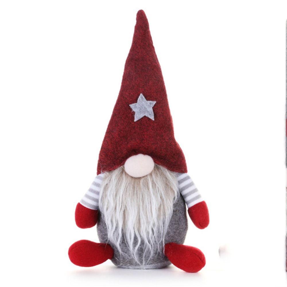 Faceless Elf Faceless Elf Doll Non-woven Forest Man Doll Christmas Doll Ornaments  Christmas