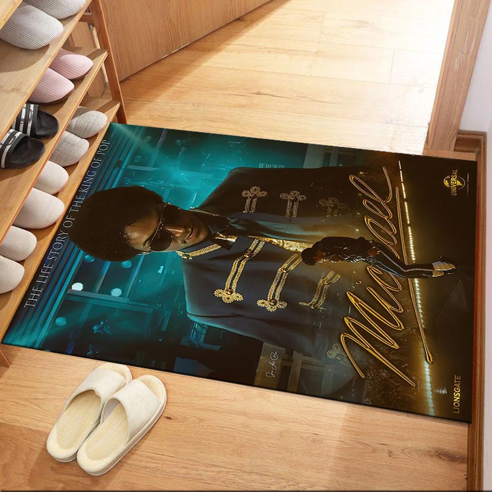 Michael Jackson 201 Floor Mat Perfect for Hallway Balcony Foyer Living Rooms Anti-slip Rug Office home decor Perfect Birthday/Christmas Gift Idea