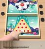 Children's Wooden Bounce Connect Four: Parent-Child Interactive Chess Game for Early Education and Strategic Thinking