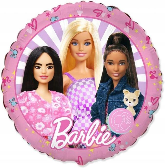 Balon Foliowy Barbie Lalka Laleczki Urodziny Party Dekoracja Festyn 45Cm