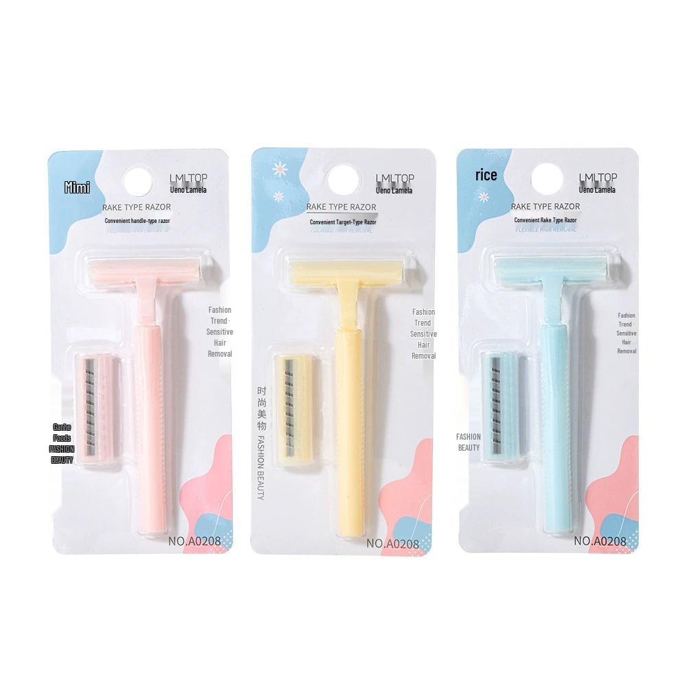 Lamellar Double Blade Women s Razor for Armpit & Leg Hair - Includes 1 Blade Head A0208.