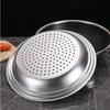 Ein Dampfgareinsatz kann 30-32-34 Zoll Woks aufnehmen Multifunktionaler Dampfgareinsatz Dampfgitter Universal