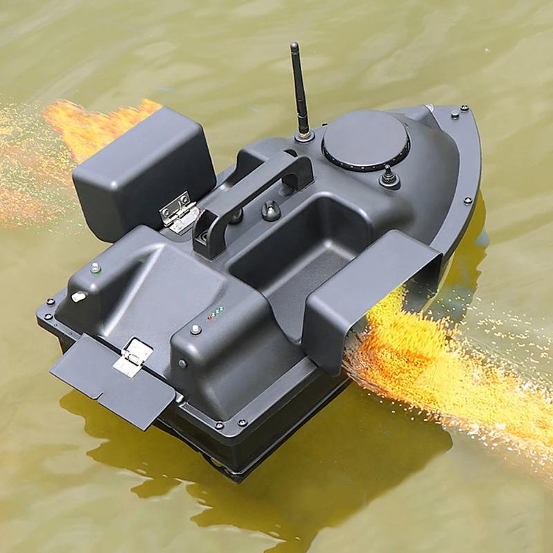 12000mAh GPS Fishing Bait Boat - 3 Bait Containers, 500m Smart RC, Automatic Return Wireless Fishing Feeder